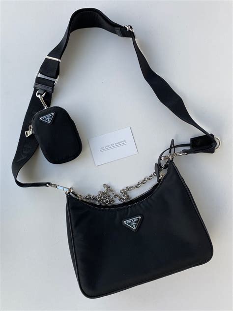 nylon prada cross body bag|prada nylon shoulder bag price.